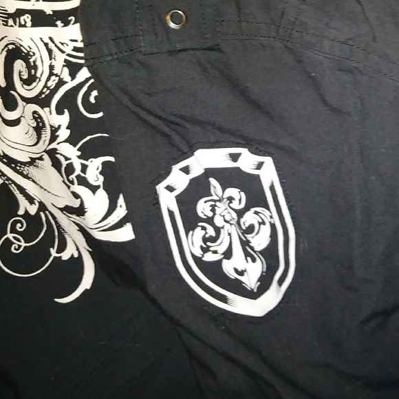 ROYAL ARMY MENS EMBLEM BUTTON UP DRESS SHIRT - Picture 4 of 4